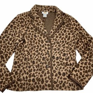 Talbots Leopard Print Jacket